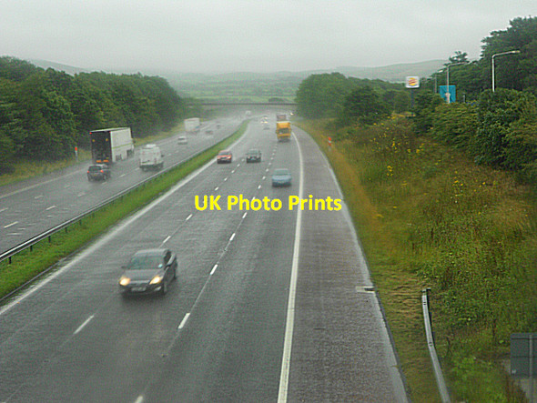 Photo 6"x4" M6 Motorway Five Lane Ends\/SD5053 c2011