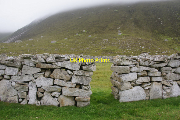 Photo 6"x4" Drystane dykes, An Lag, St Kilda Oisebhal c2011
