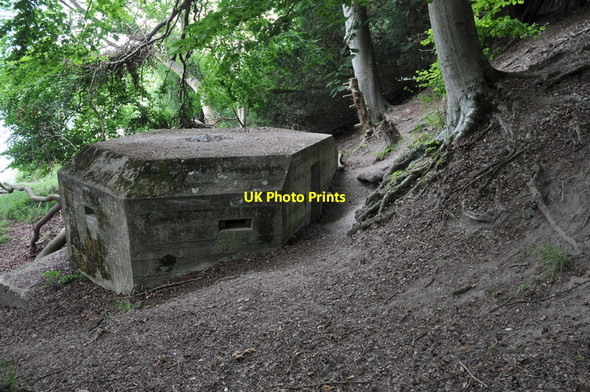 Photo 6"x4" Pillbox, Lower Hartslock Wood Lower Basildon c2011