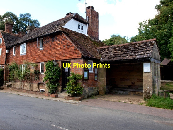 Photo 6"x4" The Bus Shelter at West Hoathly, built c.1948 West Hoathly c2011