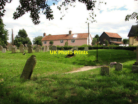 Photo 6"x4" Cottages in Church Road, Theberton Theberton c2011
