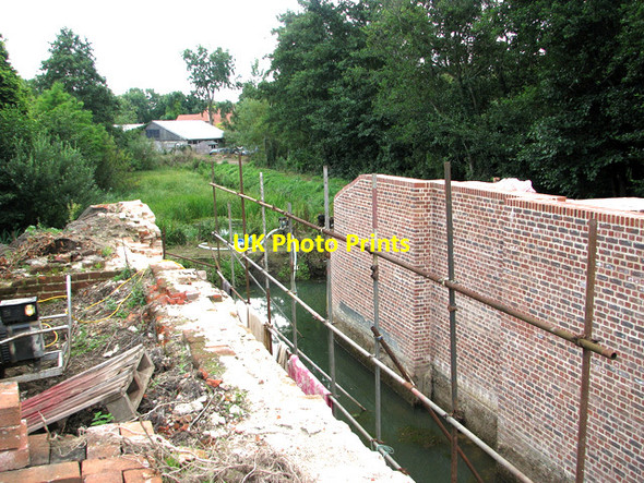 Photo 6"x4" North Walsham & Dilham Canal - restoring Bacton Woods lock North Walsham c2011