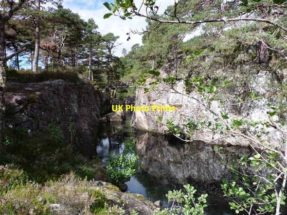 Photo 6"x4" The gorge at Polcherian Bridge, Glen Strathfarrar Loch an A\u00ecridh Fhraoich c2011
