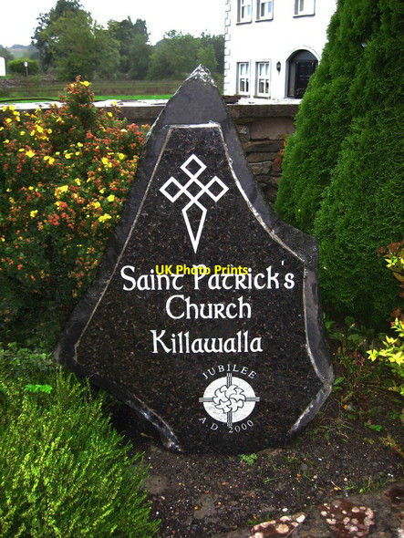 Photo 6"x4" Jubilee stone at St. Patrick's Church, Killavally\/Killawalla Killavally c2010