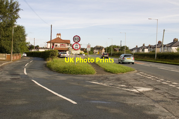 Photo 6"x4" Road Junction A6, Garstang Bonds c2011