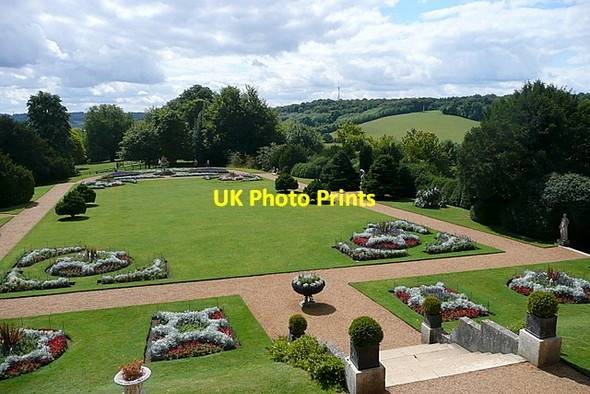 Photo 6"x4" Hughenden Manor gardens High Wycombe c2011