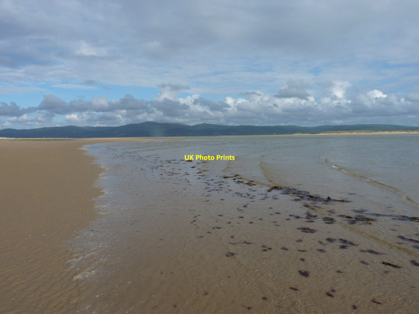 Photo 6"x4" Incoming tide on Aberdovey beach Aberdyfi c2011