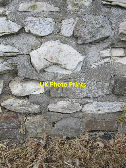 Photo 6"x4" Bench mark alongside Lighthouse Road Flamborough c2011