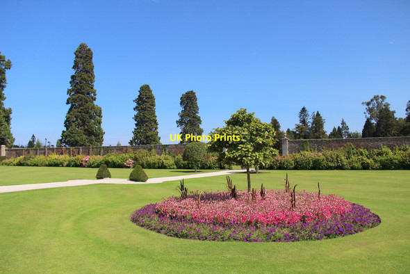 Photo 6"x4" Flowerbed, Powerscourt, County Wicklow, Ireland Enniskerry c2011 P1