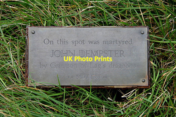 Photo 6"x4" The John Dempster plaque on Meaul King's Well c2011