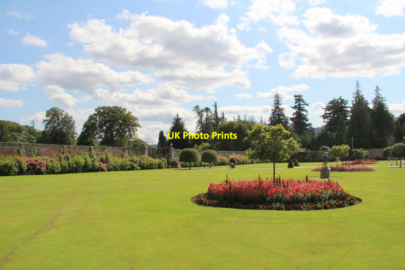Photo 6"x4" Flowerbeds, Powerscourt, County Wicklow, Ireland Enniskerry c2011