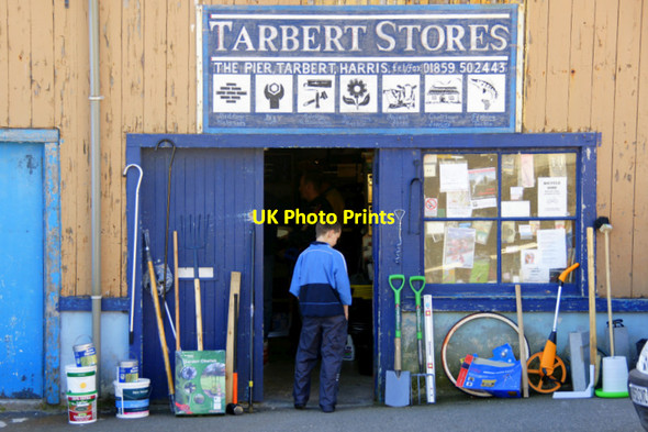 Photo 6"x4" Tarbert Stores Direcleit c2011