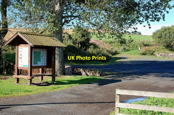 Photo 6"x4" Southern Upland Way shelter and information board, Lauder Lauder c2011