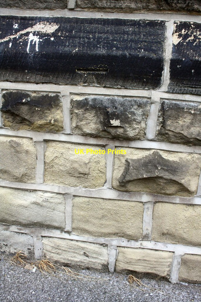 Photo 6"x4" Benchmark on Holy Rood Church Barnsley\/SE3406 c2011