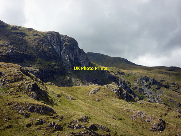 Photo 6"x4" Dove Crag from Stand Crags Hartsop c2011