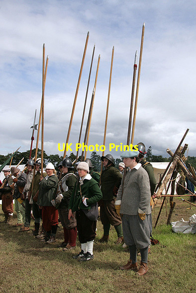 Photo 6"x4" The Battle of Philiphaugh re-enactment, 2011 Selkirk c2011