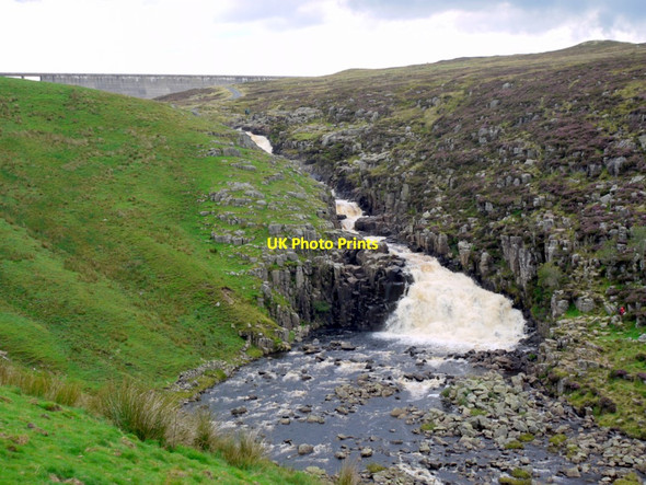 Photo 6"x4" Cauldron Snout from west bank Cauldron Snout c2011
