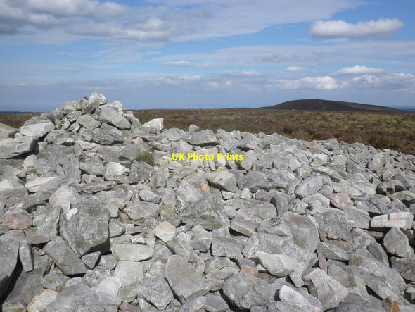 Photo 6"x4" Summit cairn, Great Rowbarrow Codsend c2011