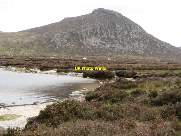 Photo 6"x4" View across the southern end of Lough Shannagh towards the majestic Doan mountain Attical c2011