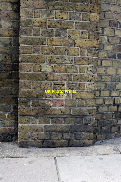 Photo 6"x4" Benchmark on wall pier at north corner of Lord's Cricket Ground Paddington\/TQ2681 c2011