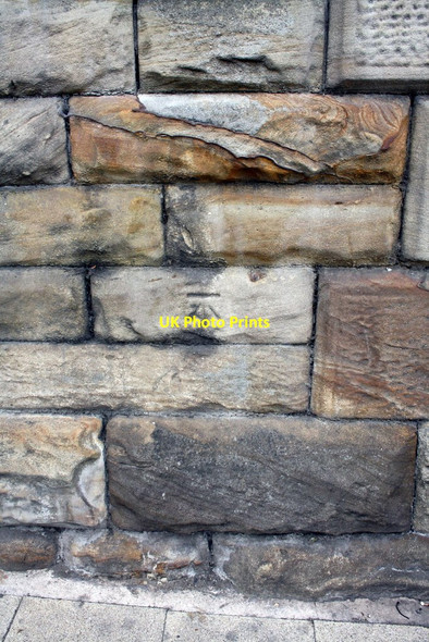 Photo 6"x4" Benchmark on wall on NW side of Eldon Street North Barnsley\/SE3406 c2011
