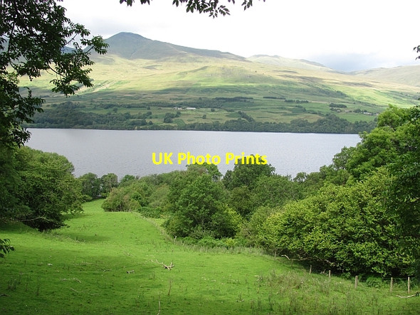 Photo 6"x4" Loch Tay and farmland Ardeonaig c2011