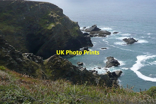 Photo 6"x4" View from Halzephron Cliff Berepper c2011