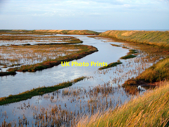 Photo 6"x4" The breached outer sea bank at Freiston Shore Freiston Shore c2011