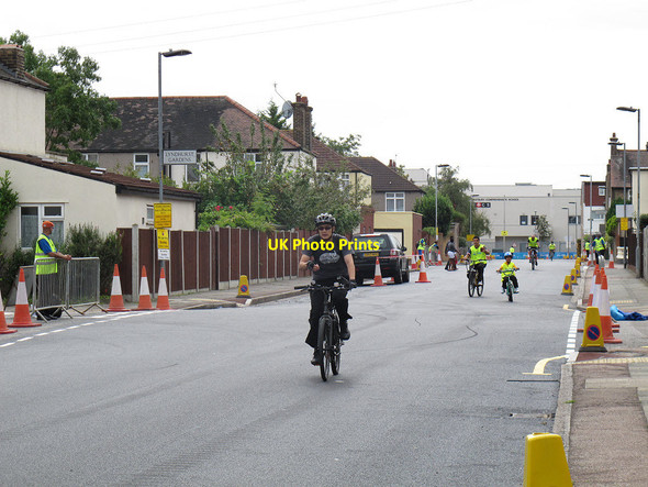 Photo 6"x4" Skyriders on Levett Road Barking\/TQ4484 c2011