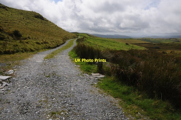 Photo 6"x4" Track to Bryn-llech Llan Ffestiniog c2011