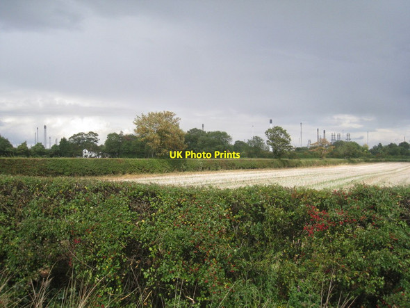 Photo 6"x4" View over the hedge South Killingholme c2011