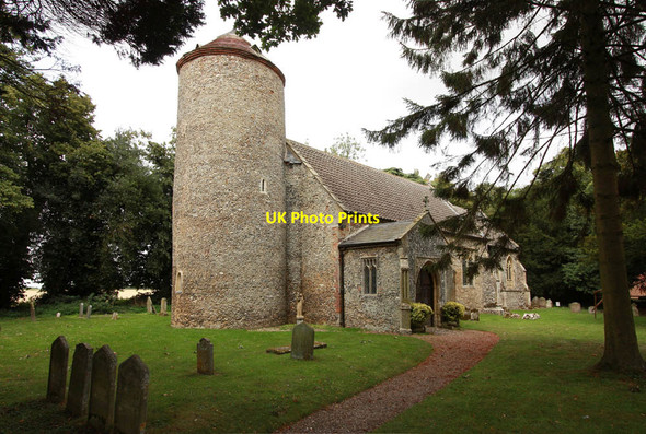 Photo 6"x4" All Saints, Welborne South Green\/TG0510 c2011