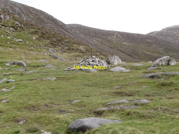 Photo 6"x4" Cairn at Hare's Gap Kilcoo c2011