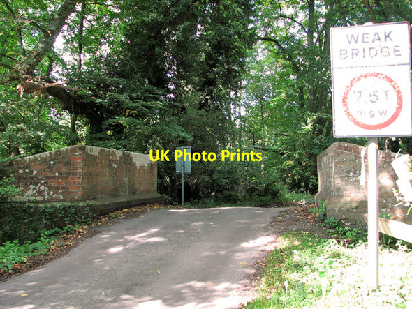 Photo 6"x4" Bridge over the River Nar, Narford West Acre c2011