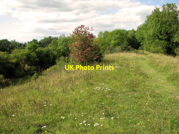 Photo 6"x4" Railway walk, Narborough Narborough\/TF7412 c2011