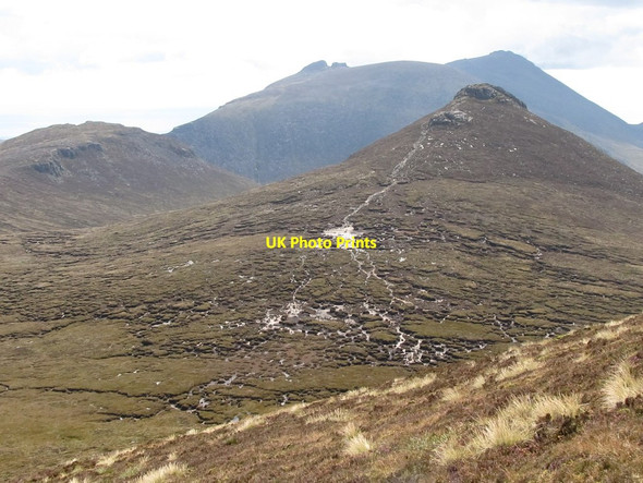 Photo 6"x4" Eroded peat bog on the western flank of Doan Kilcoo c2011