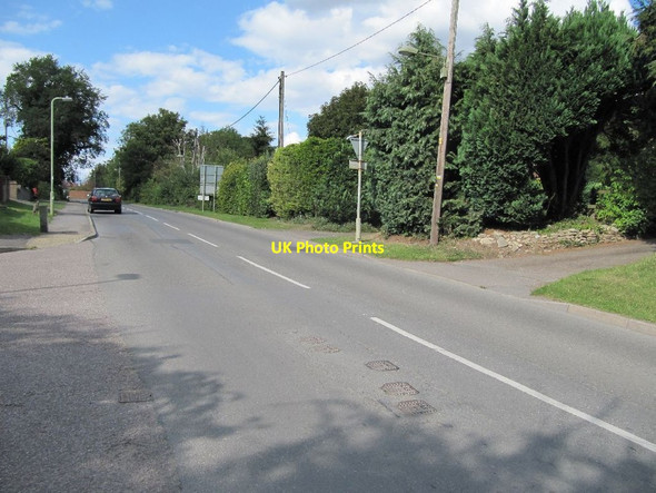 Photo 6"x4" Looking along Ham Road Wantage c2011