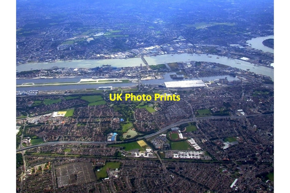 Photo 6"x4" London City Airport from the air East Ham\/TQ4283 c2011