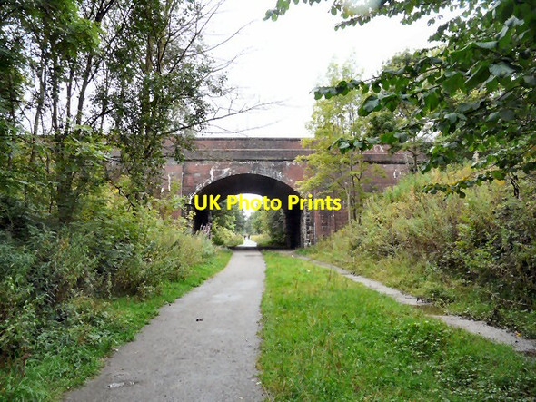 Photo 6"x4" Dowson Road bridge Hyde\/SJ9494 c2011
