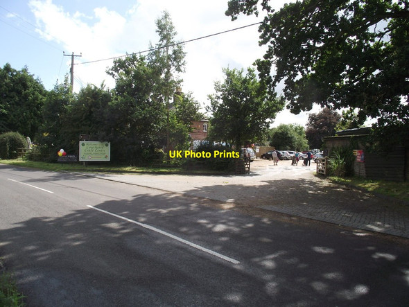 Photo 6"x4" Entrance to the Courtyard Craft Centre Post Green c2011