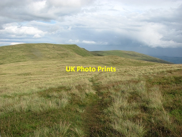 Photo 6"x4" Path between Ben Cleuch and Andrew Gannel Hill Tillicoultry c2011