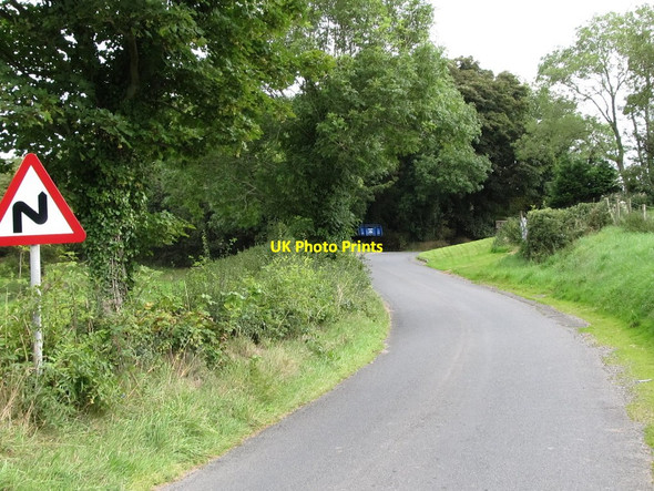 Photo 6"x4" Double-bend on Clanmaghery Road, Gargarry Ballyward c2011