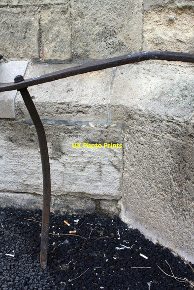 Photo 6"x4" Benchmark on a tower buttress of St Mary's Church Wallingford c2011
