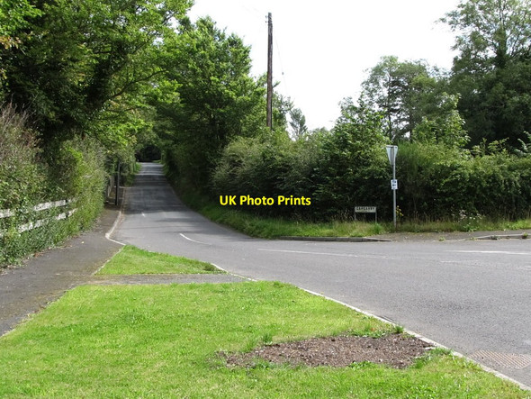 Photo 6"x4" Gargarry Road at its junction with the A50 Ballyward c2011