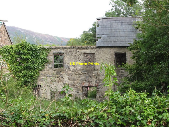 Photo 6"x4" Ruined mill building on the banks of the Leitrim River Castlewellan c2011