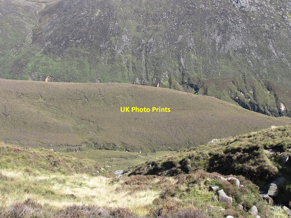Photo 6"x4" A hanging valley above the Ben Crom Reservoir Kilcoo c2011