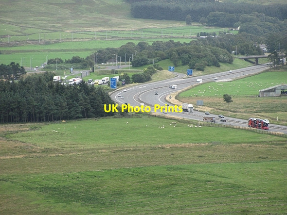 Photo 6"x4" M74, seen from Forside Hill Abington\/NS9323 c2011