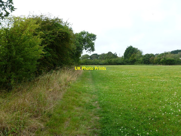 Photo 6"x4" Lower Pennington, footpath Lymington c2011