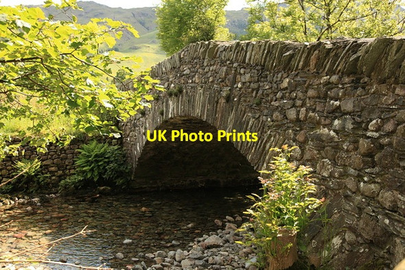 Photo 6"x4" Bridge over Great Langdale Beck Little Langdale c2011