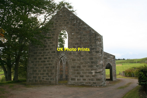 Photo 6"x4" Auchindoir kirk viewed from the sou'east Lumsden c2011